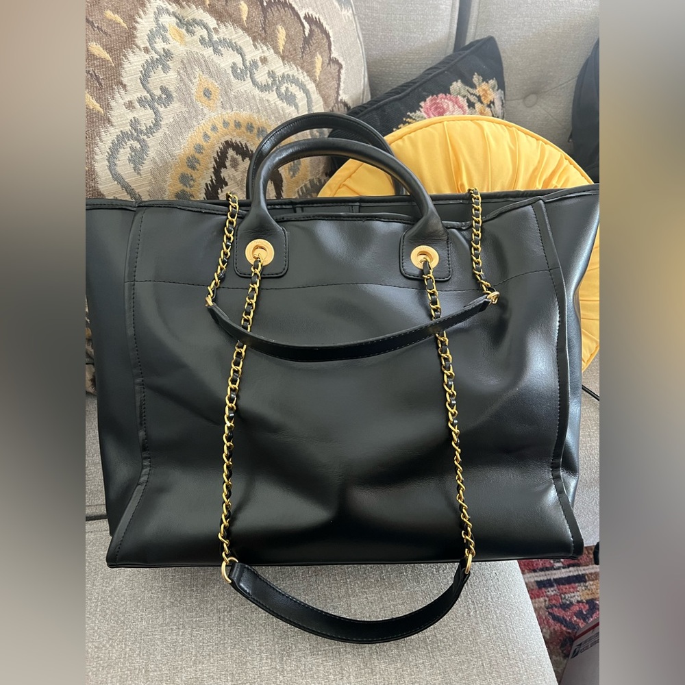 Super fun upcycled designer bag